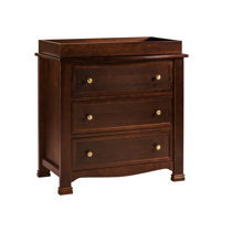 Espresso changing table dresser deals